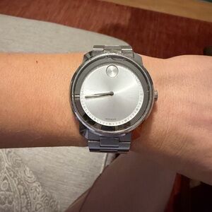 Movado Silver Watch